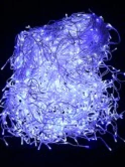 Christmas Warehouse 1008 Blue & Cool White Concave Bulb Led Christmas Icicle String Light - 30M><noscript><img width=