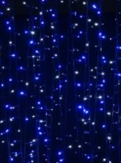Christmas Warehouse 1000 Blue & Cool White Led Concave Bulb Christmas Fairy String Lights - 50M><noscript><img width=