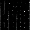 Christmas Warehouse 120 Cool White Concave Bulb Led Christmas Curtain Light String - 2.2M> Curtain Lights