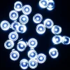 Christmas Warehouse 500 Cool White Led Concave Bulb Christmas Fairy String Lights - 25M> Led Fairy Lights