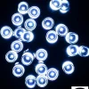 Christmas Warehouse 1000 Cool White Led Concave Bulb Wifi Christmas Fairy String Lights - 50M> Led Fairy Lights