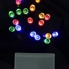 Christmas Warehouse 20 Multi Colour Concave Led Bulb Christmas Battery String Fairy Lights - 2.4M> Battery Operated Lights