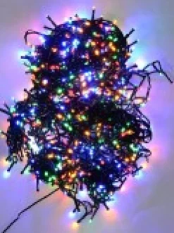 Christmas Warehouse 1000 Multi Colour Led Concave Bulb Wifi Christmas Fairy String Lights - 50M><noscript><img width=