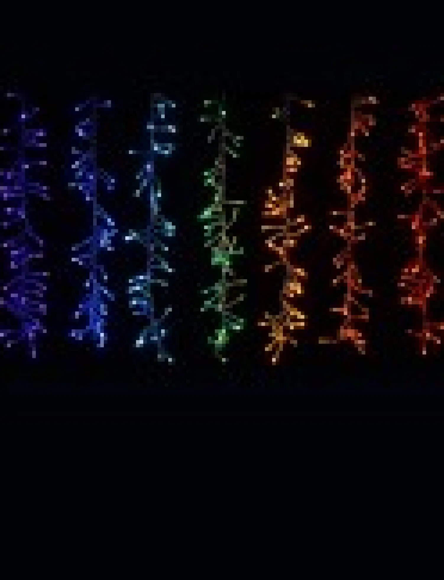 Christmas Warehouse 336 Multi Colour Led Concave Bulb Firecracker Cluster Icicle Light - 90Cm> Icicle Lights