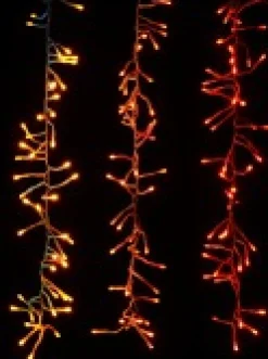 Christmas Warehouse 336 Multi Colour Led Concave Bulb Firecracker Cluster Icicle Light - 90Cm><noscript><img width=