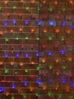 Christmas Warehouse 180 Multi Colour Led Concave Bulb Christmas Net Light - 1.8M X 1.8M><noscript><img width=