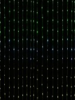 Christmas Warehouse 240 Smart Multi Colour Led Seed Bulb Waterfall Christmas Curtain Light - 1.8M> Curtain Lights