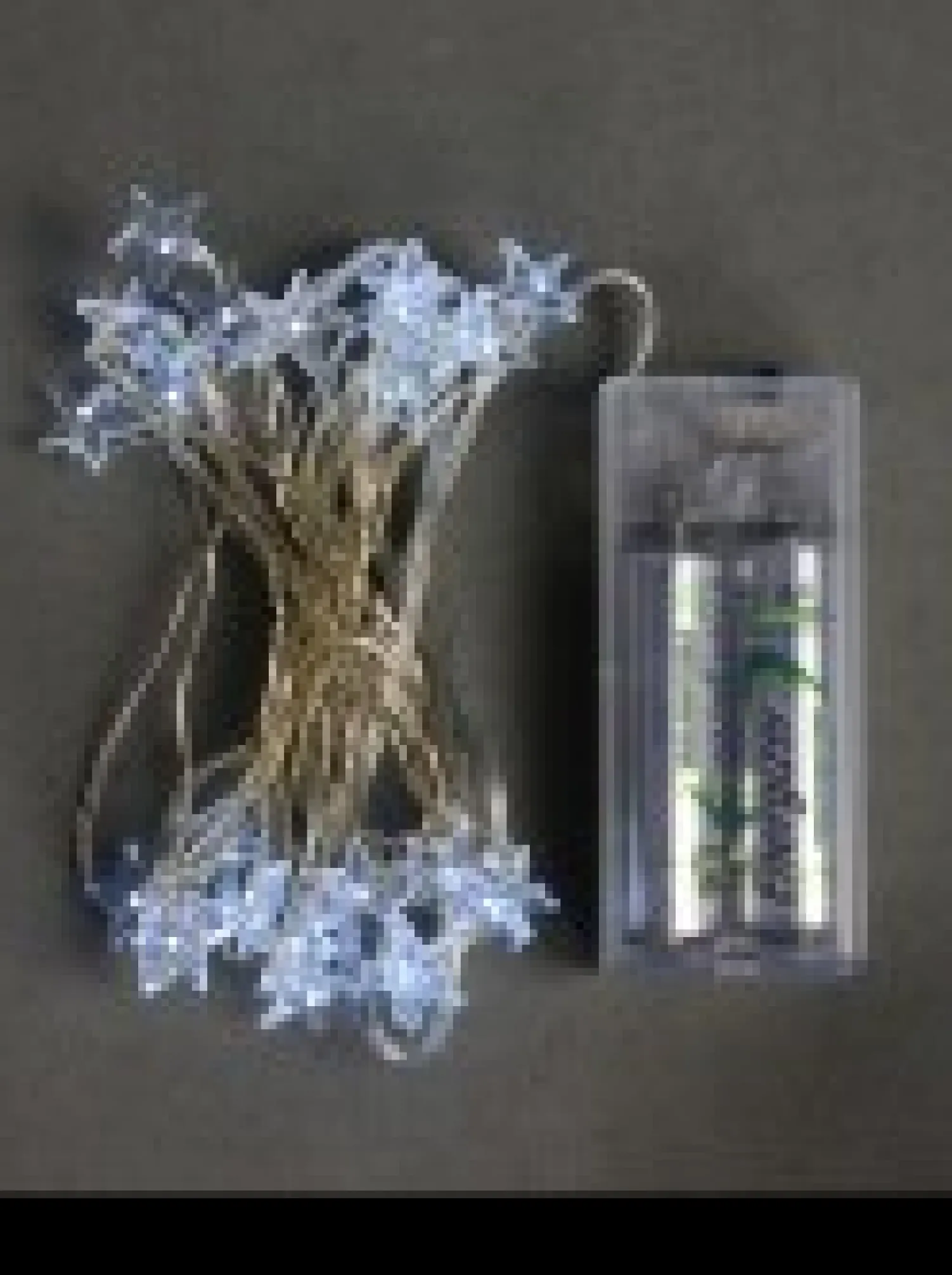 Christmas Warehouse 20 Stars With Cool White Led Bulb Christmas String Battery Lights - 2M> Battery Operated Lights