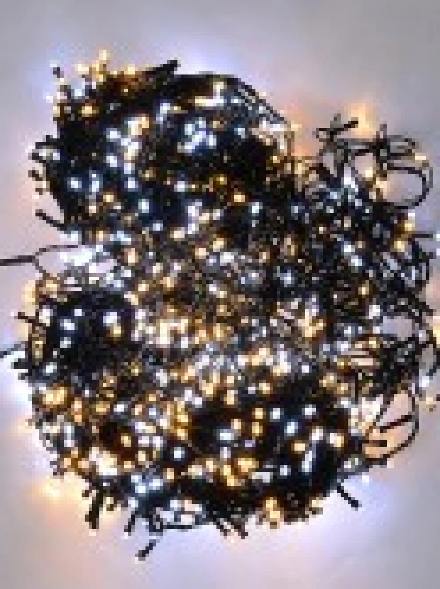 Christmas Warehouse 1000 Warm & Cool White Led Concave Bulb Christmas Fairy String Lights - 50M> Led Fairy Lights