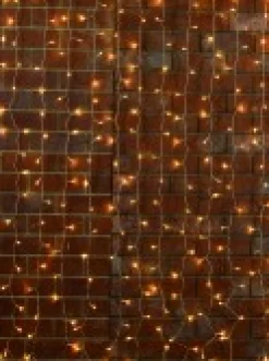 Christmas Warehouse 400 Warm White Concave Bulb Led Christmas Curtain Light String - 2.5M><noscript><img width=