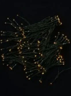 Christmas Warehouse 200 Warm White Concave Led Bulb Solar Powered String Fairy Lights - 20M> Led Fairy Lights