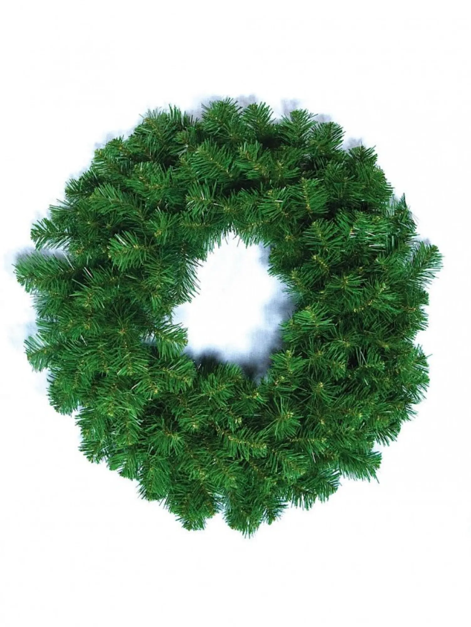 Christmas Warehouse Balsam Pine Needle Christmas Wreath With 200 Tips - 58Cm> Christmas Wreaths