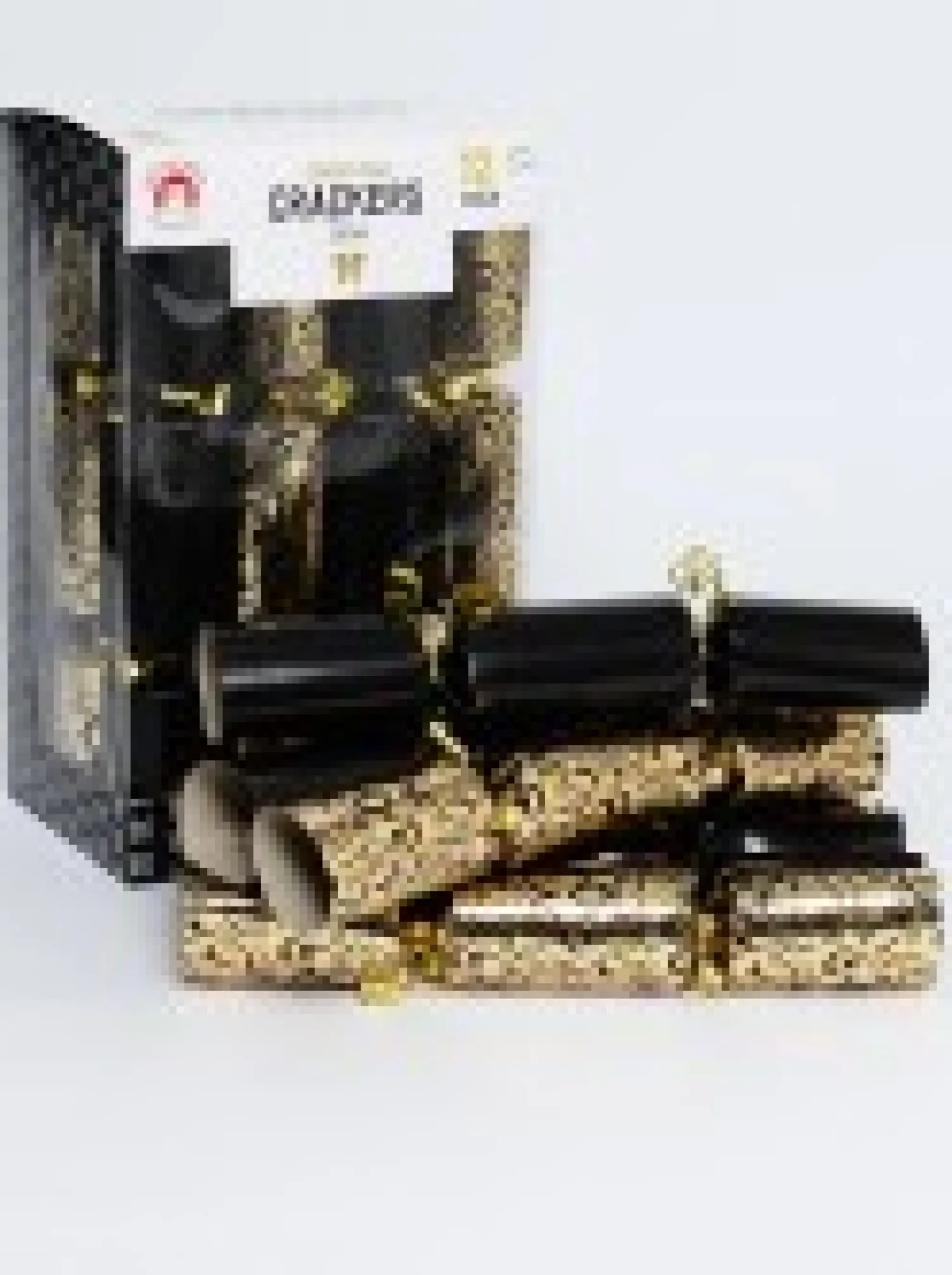 Christmas Warehouse Black & Gold With Swirl Splash Pattern Christmas Cracker Bon Bons - 12 X 30Cm> Christmas Cracker Bon Bon Packs (4 - 16 Per Pack)