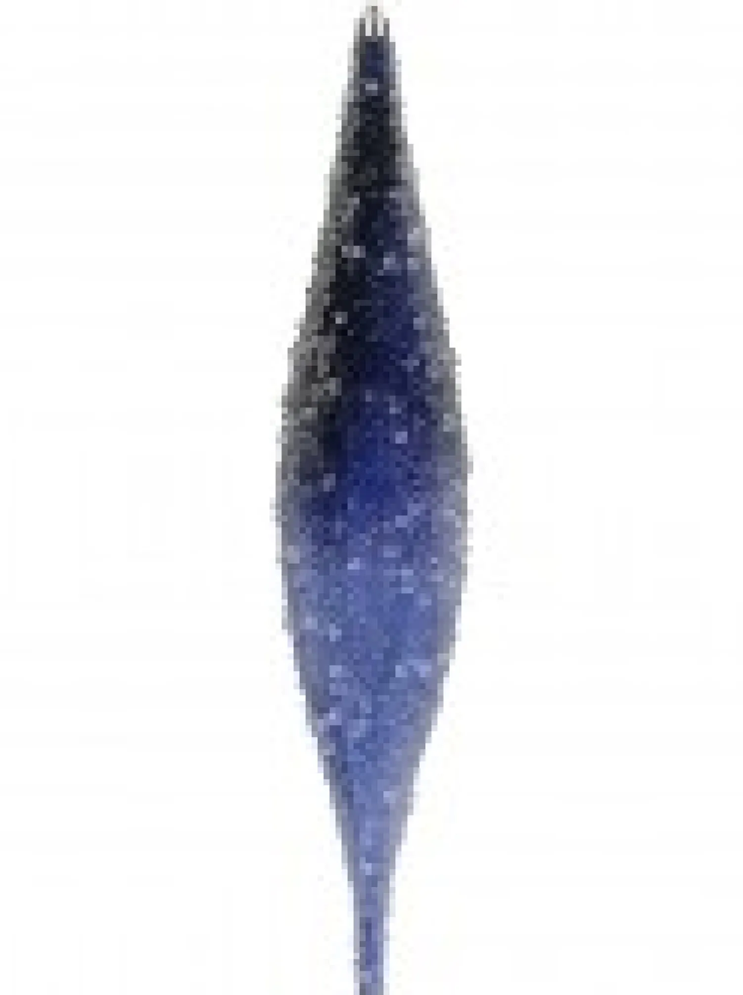 Christmas Warehouse Blue With Frost Look Pine Cone Shape Baubles Hanging Decorations - 4 X 33Cm> Hanging Decorations - Packs