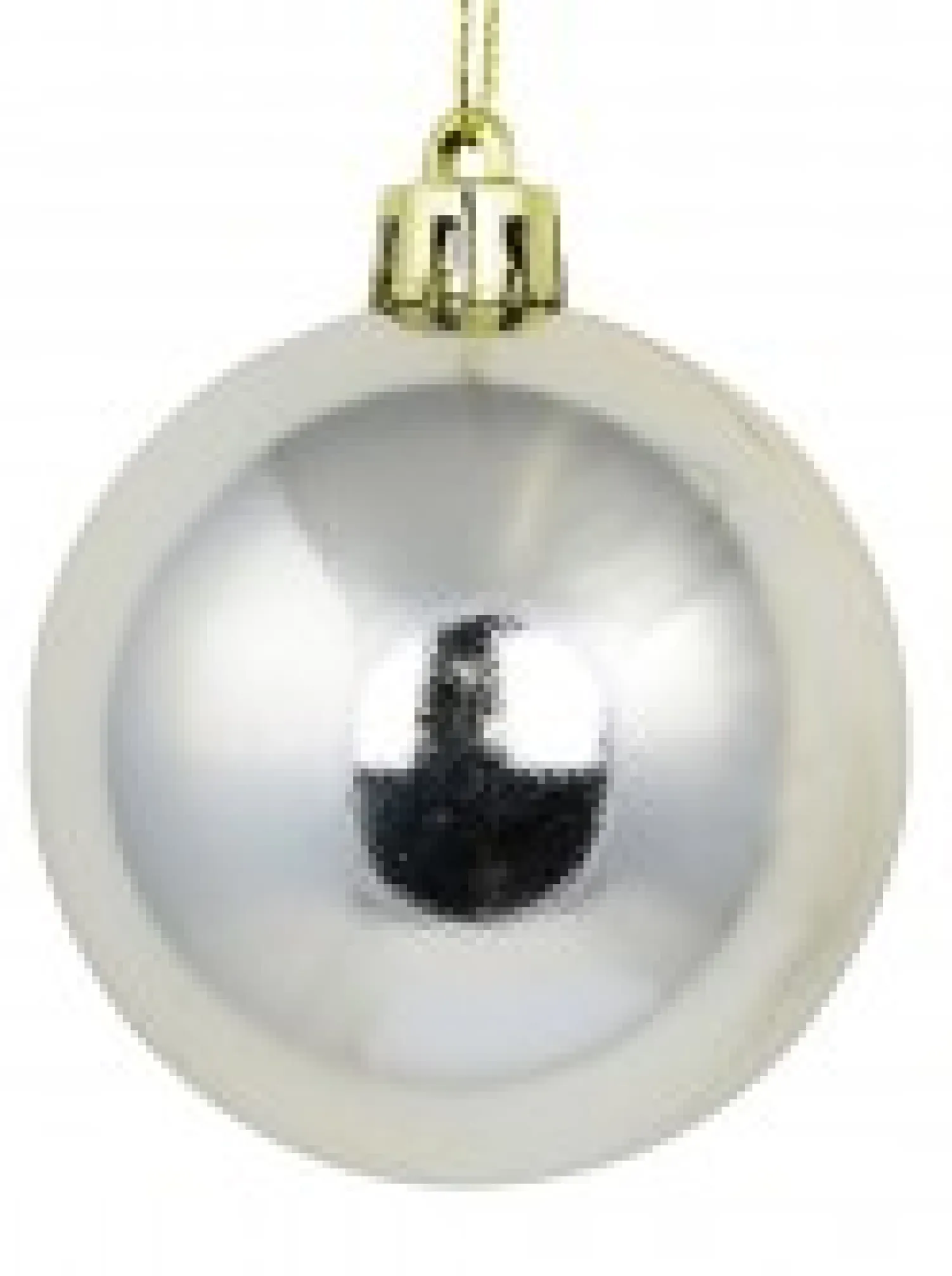 Christmas Warehouse Champagne Glitter, Matte & Metallic Christmas Baubles - 12 X 60Mm> Bauble Packs
