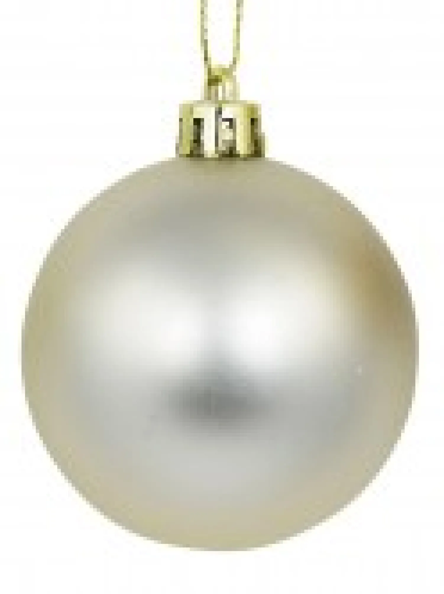 Christmas Warehouse Champagne Glitter, Matte & Metallic Christmas Baubles - 12 X 60Mm> Bauble Packs