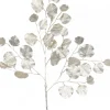 Christmas Warehouse Champagne Wide Leaf Magnolia Look Decorative Christmas Spray Stem - 86Cm> Christmas Stems