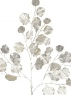 Christmas Warehouse Champagne Wide Leaf Magnolia Look Decorative Christmas Spray Stem - 86Cm><noscript><img width=