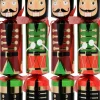 Christmas Warehouse Christmas Jingle Green & Red Traditional Nutcracker Bon Bons - 10 X 34Cm> Christmas Cracker Bon Bon Packs (4 - 16 Per Pack)