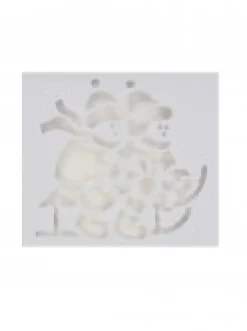 Christmas Warehouse Christmas Themes Reusable Spray Snow Stencil Christmas Decorations - 24Cm><noscript><img width=