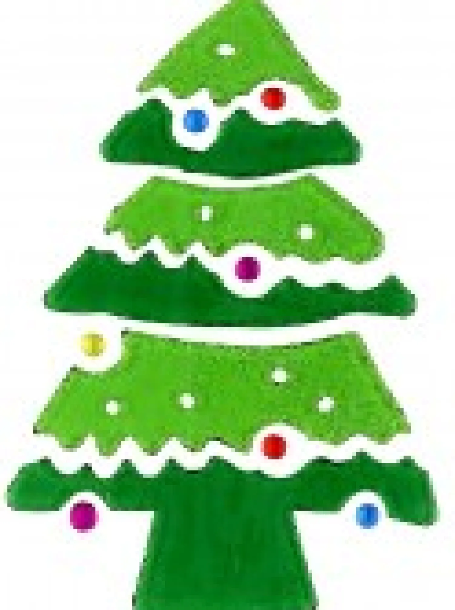 Christmas Warehouse Christmas Tree & Gifts Gel Christmas Window Cling Decoration - 18Cm> Window Decals, Stencils & Stickers