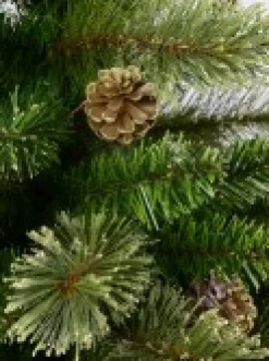 Christmas Warehouse Dawn Dew Light Traditional Christmas Tree With Pine Cones & 1164 Tips - 2.3M><noscript><img width=