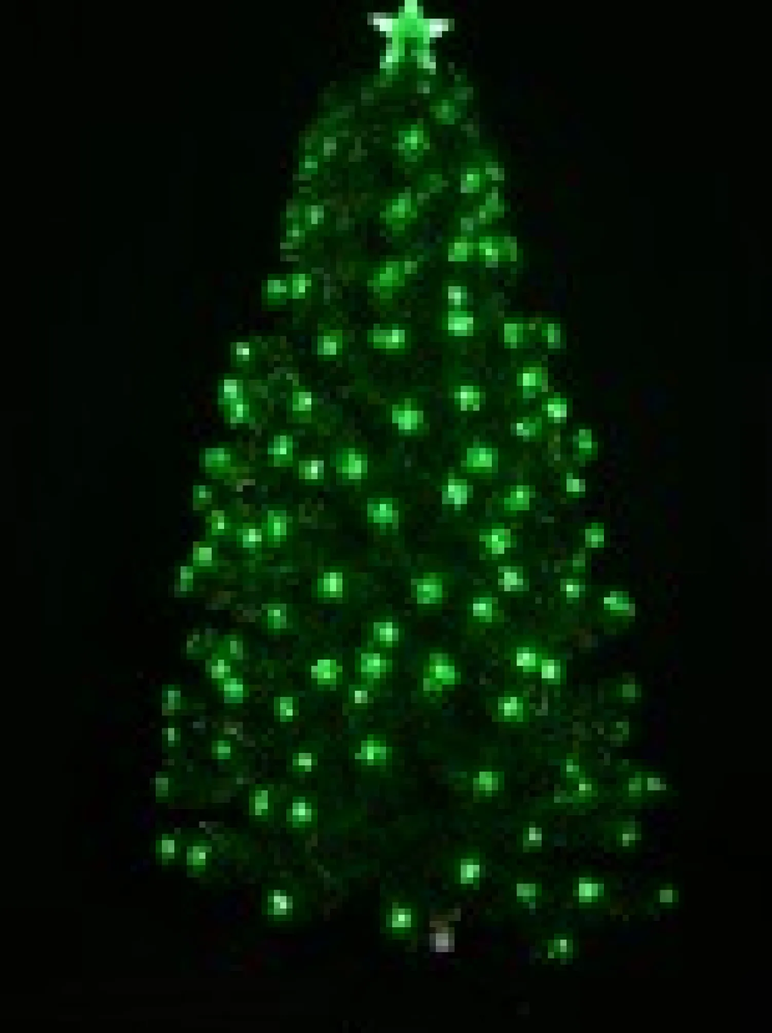 Christmas Warehouse Enchanting Dynamic & Static Colour Led Christmas Tree With 254 Tips - 1.8M> Fibre Optic Christmas Trees