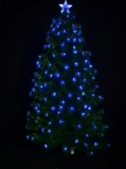 Christmas Warehouse Enchanting Dynamic & Static Colour Led Christmas Tree With 183 Tips - 1.5M><noscript><img width=