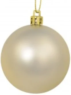 Christmas Warehouse Gold, Champagne & Rose Gold Metallic & Matte Christmas Baubles - 12 X 60Mm><noscript><img width=