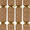 Christmas Warehouse Gold Dot Pattern Design On Kraft Paper Christmas Cracker Bon Bons - 50 X 30Cm> Christmas Cracker Bon Bon Catering Packs (50 Per Pack)