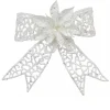 Christmas Warehouse Iridescent Mesh Look Ribbon Bow & Poinsettia Christmas Decoration - 15Cm> Christmas Bows
