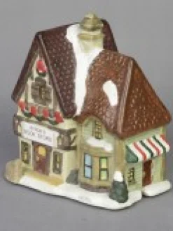 Christmas Warehouse Large Christmas Village Scene With Church, Shops & Figurines - 17 Piece><noscript><img width=