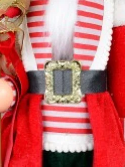 Christmas Warehouse Large Classic Christmas Nutcracker With Ball Staff Decorative Ornament - 59Cm><noscript><img width=