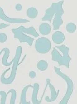 Christmas Warehouse Merry Christmas Reusable Spray Snow Stencil Christmas Decoration - 50Cm><noscript><img width=