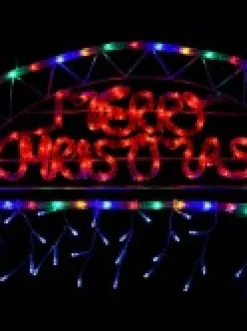 Christmas Warehouse Merry Christmas Sydney Harbour Bridge Rope Light Silhouette - 95Cm><noscript><img width=