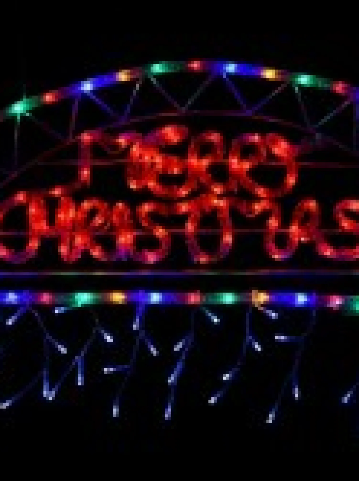 Christmas Warehouse Merry Christmas Sydney Harbour Bridge Rope Light Silhouette - 95Cm> Christmas Light Displays