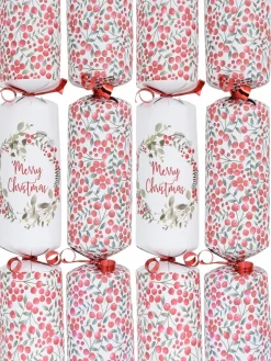 Christmas Warehouse Merry Christmas Wreath & Berry Vine Christmas Cracker Bon Bons - 50 X 30Cm> Christmas Cracker Bon Bon Catering Packs (50 Per Pack)