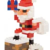 Christmas Warehouse Nanoblocks Santa Claus On The Chimney Christmas Toy - Nbc_127 160 Piece> Christmas Crafts & Activities
