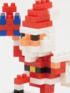 Christmas Warehouse Nanoblocks Santa Claus On The Chimney Christmas Toy - Nbc_127 160 Piece> Christmas Crafts & Activities