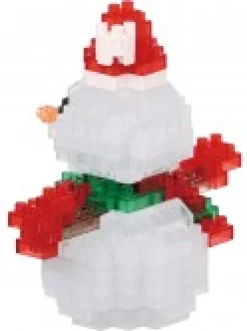 Christmas Warehouse Nanoblocks Traditional Snowman With Hat Christmas Toy - Nbc_368 160 Piece><noscript><img width=