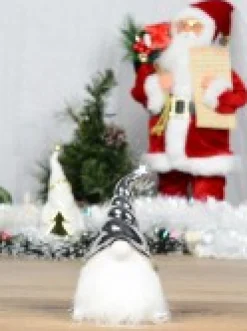 Christmas Warehouse Nisse Santa With Glorious Beard Ceramic Christmas Ornament - 17Cm><noscript><img width=