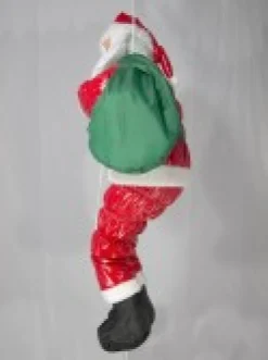 Christmas Warehouse Padded Santa Climbing Rope With Sack Outdoor Hanging Decoration - 1.2M><noscript><img width=