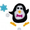 Christmas Warehouse Penguins, Snowflakes & Snowballs Gel Window Cling Decoration - 19Cm> Window Decals, Stencils & Stickers
