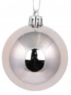 Christmas Warehouse Pink Glittered, Matte & Metallic Christmas Bauble Decorations - 12 X 60Mm><noscript><img width=