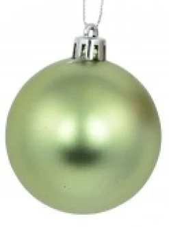 Christmas Warehouse Pink Metallic & Glittered With Mint Green Metallic & Matte Baubles - 12 X 60Mm><noscript><img width=