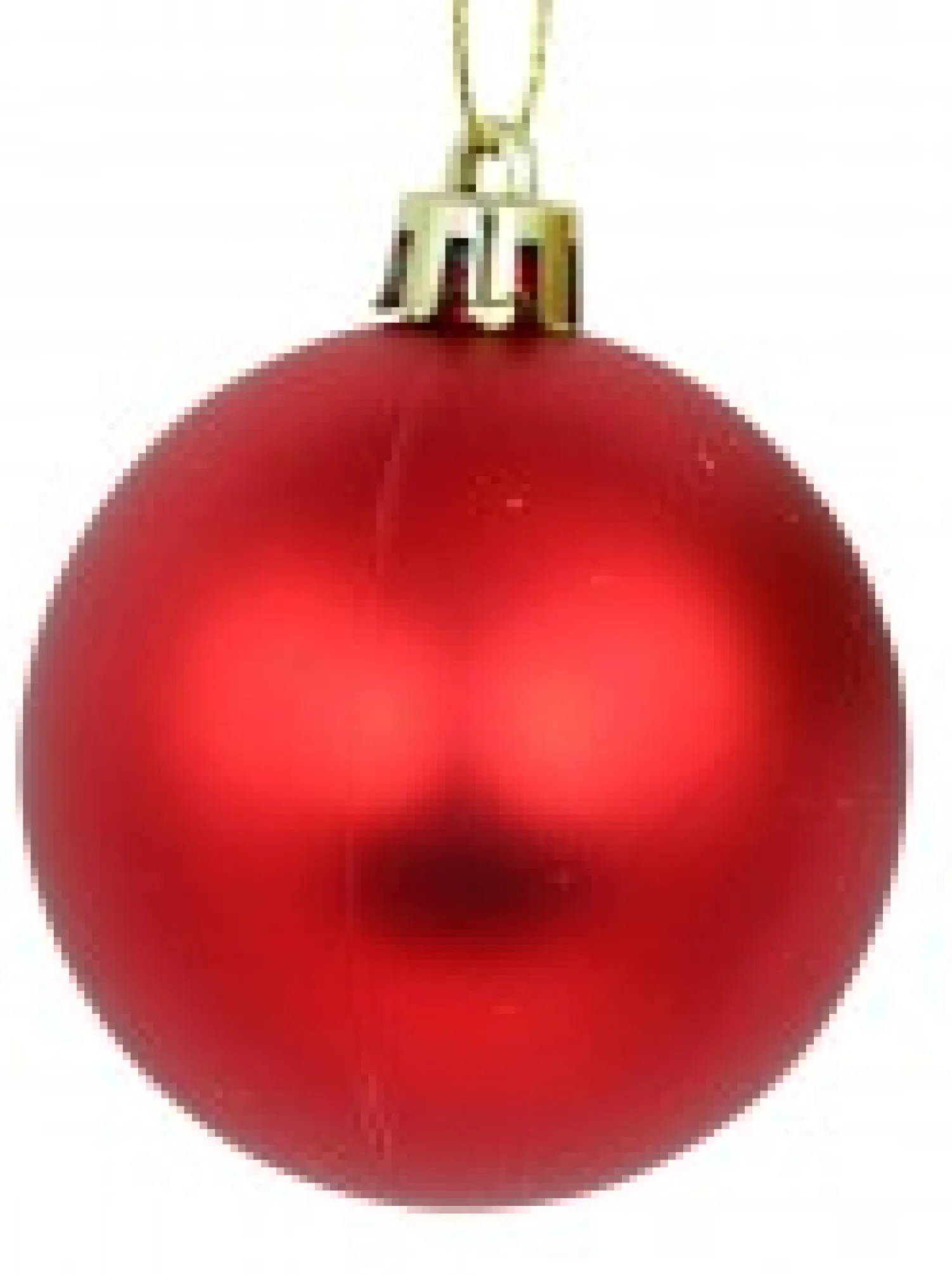 Christmas Warehouse Red & Gold Metallic, Matte & Glitter Christmas Baubles - 12 X 60Mm> Bauble Packs