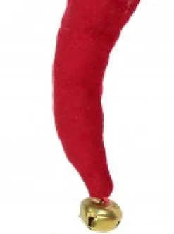 Christmas Warehouse Red 3D Santa Hat With Holly & Fur Brim Christmas Tree Top Decoration - 40Cm> Tree Top Decorations