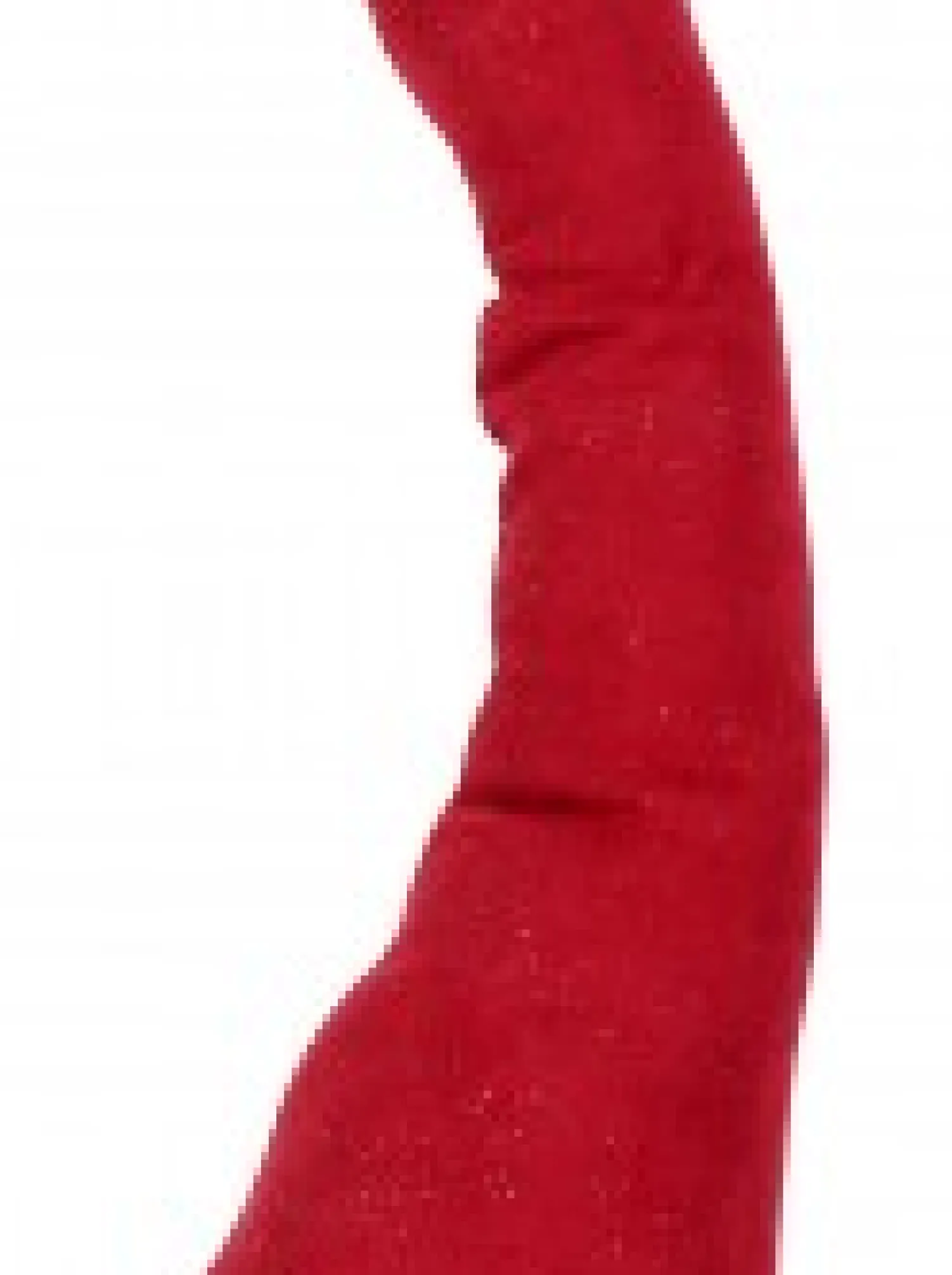 Christmas Warehouse Red 3D Santa Hat With Holly & Fur Brim Christmas Tree Top Decoration - 40Cm> Tree Top Decorations