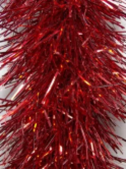 Christmas Warehouse Red Metallic 8Ply Classic Christmas Tinsel Garland - 15Cm X 5M><noscript><img width=