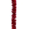 Christmas Warehouse Red Metallic 6Ply Classic Christmas Tinsel Garland - 50Mm X 5M> Tinsel